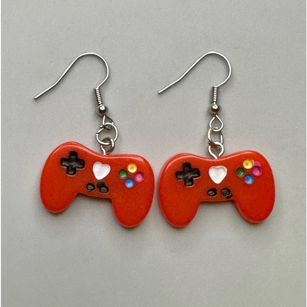Handmade Game Console Dangle Earrings 🎮✨
